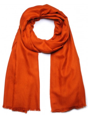 Pashmina Rust - 100% cashmere shawl