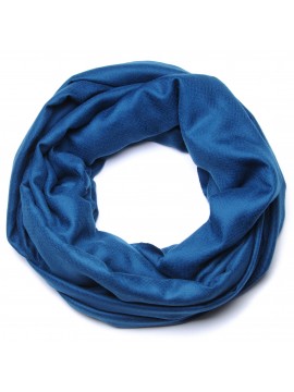 Eend Blauw Pashmina XXL - Reuzensjaal 100% kasjmier