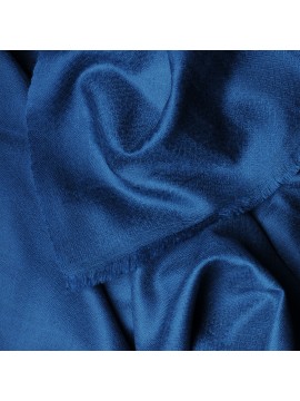 Pashmina XXL Bleu canard - Châle géant 100% cachemire