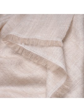 PASHMINA PREMIUM Natürliches Hellbeige - Schal aus 100% ultrafeinem Kaschmir