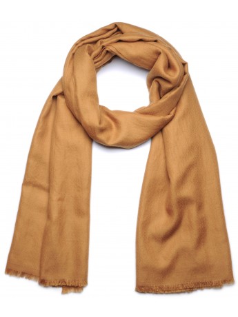 Handwoven cashmere pashmina Shawl Camel