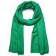 Pashmina verde hierba - Chal 100% cachemira