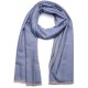 SWAN GRIJS BLUE, echte Pashmina sjaal 100% cashmere omkeerbaar