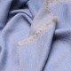 SWAN BLUE GREY, Handwoven cashmere pashmina Shawl reversible