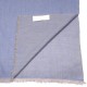 SWAN GRIS BLEU, châle véritable Pashmina 100% cachemire réversible