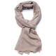 ROSA BEIGE, echte Pashmina-Stola aus 100% Kaschmir, handbestickt