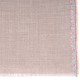 ROSA BEIGE, stola pashmina ricamata a mano in 100% cashmere