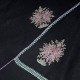 MEG GREEN, hand-embroidered 100% cashmere pashmina shawl