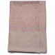 BEIGE CLARO, chal pashmina 100% cachemira bordado a mano