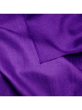 Echte Pashmina Stola Violett 100% Handgewebter Kaschmir