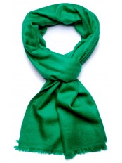 Pashmina Verde Hierba - Estola 100% Cachemira