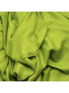 Handwoven cashmere pashmina Stole anise green