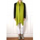 Handwoven cashmere pashmina Stole anise green