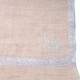 ASHA BEIGE CHIARO, stola vera Pashmina 100% cashmere ricamata a mano