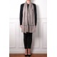 ALIA NERO, stola vera Pashmina 100% cashmere ricamata a mano