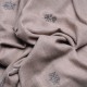 ALIA NERO, stola vera Pashmina 100% cashmere ricamata a mano
