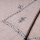 ALIA NERO, stola vera Pashmina 100% cashmere ricamata a mano