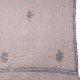 ALIA NERO, stola vera Pashmina 100% cashmere ricamata a mano