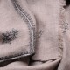 ALIA NERO, stola vera Pashmina 100% cashmere ricamata a mano