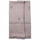 ALIA NERO, stola vera Pashmina 100% cashmere ricamata a mano