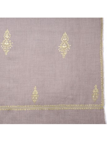 ALIA VERDE, stola vera Pashmina 100% cashmere ricamata a mano