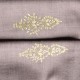 ALIA GROEN, echte Pashmina stola 100% handgeborduurd cashmere