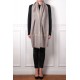 ALIA GROEN, echte Pashmina stola 100% handgeborduurd cashmere