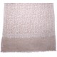 BIANCA BEIGE, real pashmina 100% cashmere with handmade embroideries