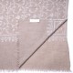 BIANCA BEIGE, real pashmina 100% cashmere with handmade embroideries