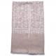 BIANCA BEIGE, real pashmina 100% cashmere with handmade embroideries