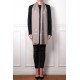 ALIA BLAUW, echte Pashmina stola 100% handgeborduurd cashmere