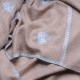 ALIA BLU, stola vera Pashmina 100% cashmere ricamata a mano