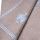 ALIA BLU, stola vera Pashmina 100% cashmere ricamata a mano
