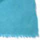JANET BLEU, châle véritable pashmina 100% cachemire brodé main