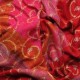 JANET RED, Real embroidered pashmina shawl 100% cashmere