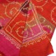 JANET RED, Real embroidered pashmina shawl 100% cashmere