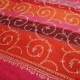 JANET RED, Real embroidered pashmina shawl 100% cashmere