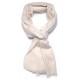 SARA ELFENBEIN, echte handbestickte Pashmina-Stola 100% Kaschmir