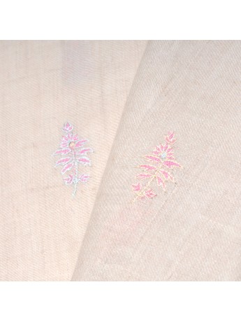 SARA IVORY, real pashmina 100% cashmere with handmade embroideries