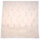 SARA IVORY, real pashmina 100% cashmere with handmade embroideries