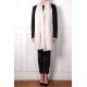 SARA IVORY, real pashmina 100% cashmere with handmade embroideries