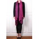 SEDA ROSA, Stola vera pashmina 100% Cashmere reversibile