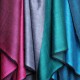 SEDA ROSE, étole véritable Pashmina 100% cachemire réversible