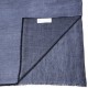 SEDA ARGENT, étole véritable Pashmina 100% cachemire réversible