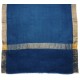 ZARI BLAU, Stola echter pashmina 100% handgewebter Kaschmir und lurex