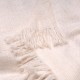 NYOMA IVOIRE, châle Pashmina épais 100% cachemire filé main
