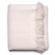 NYOMA IVOIRE, châle Pashmina épais 100% cachemire filé main