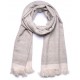 NYOMA BEIGE CLAIR, châle Pashmina épais 100% cachemire filé main