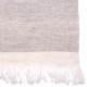 NYOMA BEIGE CLAIR, châle Pashmina épais 100% cachemire filé main