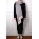 NYOMA GREY, handspun handwoven thick cashmere pashmina throw